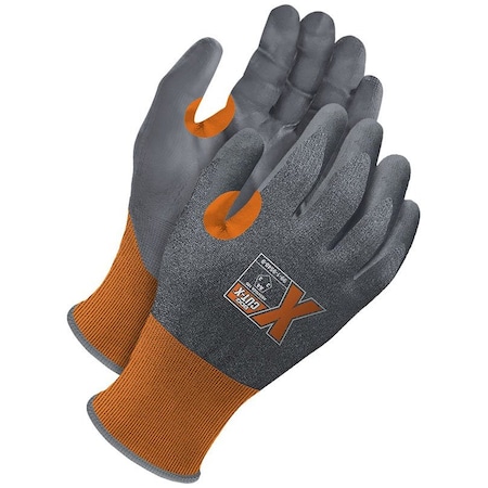 Bdg Cut-Resistant Gloves, A4 Cut Level, 21 ga, Gray/Orange, XS, Vendor Pack, PR 99-1-9540-6-K