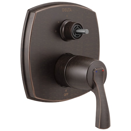 Delta Stryke 14 Series Integrated Diverter Trim with Three Function Diverter Less Diverter Handle T24876-RBLHP