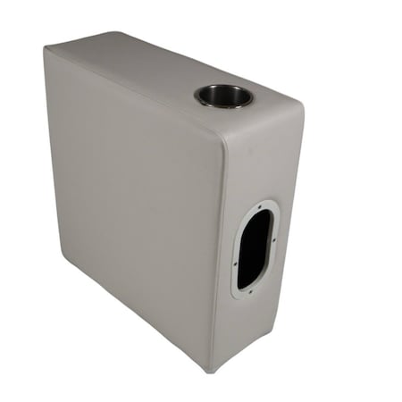 Horizon Mfg Premium Series Gray Pontoon Square Armrest 3002-AB