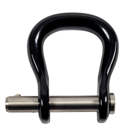 Notch Equipment Quickie Shackle, 2.48 in Length, 1.14 in Gate Opening, Steel, Black 99706