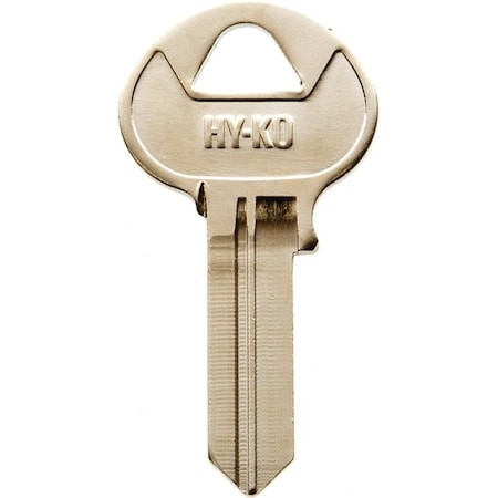 Hy-Ko Key Blank, Brass, Nickel, For Corbin Russwin Cabinet, House Locks and Padlocks 11010CO103
