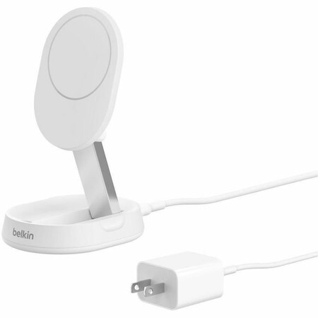Belkin Boost Charge Pro Convertible Magnetic Wireless Charging Stand With Qi2 15w, White WIA008ttWH