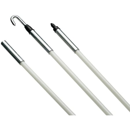 Gardner Bender Fish Stick, 3 ft L Tape, Fiberglass Tape, White Case FTX-15GL