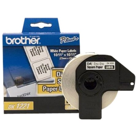 Brother Label, Black/White, Labels/Roll: 1000 DK1221