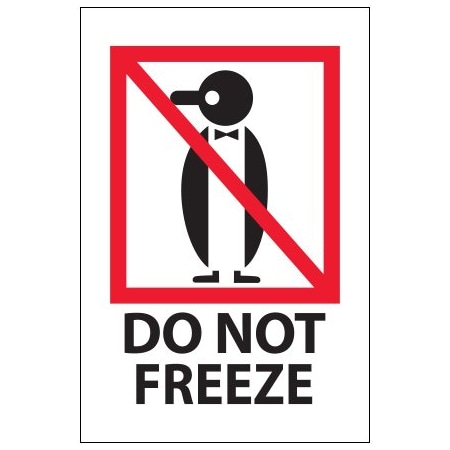 Bsc Preferred 4 x 6'' - ''Do Not Freeze'' Labels IPM506