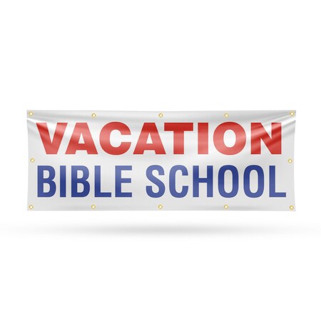 Signmission Vacation Bible School, 48 Inch x 120 Inch, Vinyl Banner B-120-30904