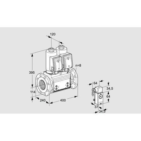 Honeywell Kromschroder VCS9T125A05NNASRB/PPPP/3-P3 KS88205388