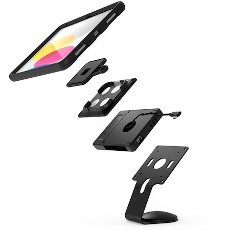 Compulocks Universal Tablet Magnetic Core Counter Stand or Wall Mount Plus Hub Black 111BVHBMM01H01