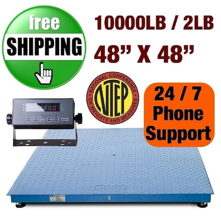 Prime Systems New Prime Scale Series 4x4 Floor Scale 10000x1lb 48x48 Pallet Scale CS2010-10K-Ebay