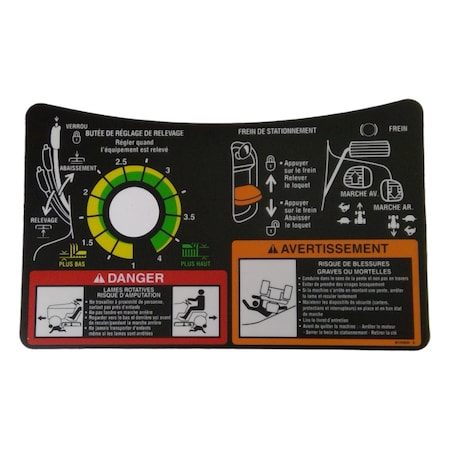 John Deere LABEL, JOHN DEERE OEM M142620 M142620