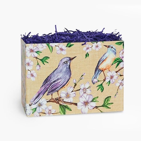 Nashville Wraps Backyard Birds Basket Box, Large 10.25x6x7.5, 6PK BYBL