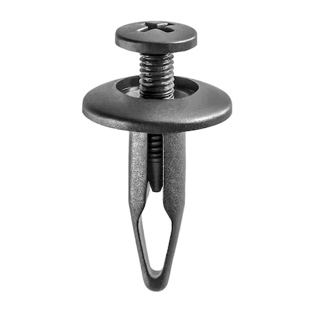 Auveco Push-Type Retainer 11/16in Head Diameter 7/8in Length, 25PK 14753