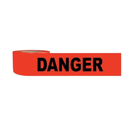 Better Barriers Danger Barricade Tape, 3" x 1000 ft., PK12 R35M31000D-12