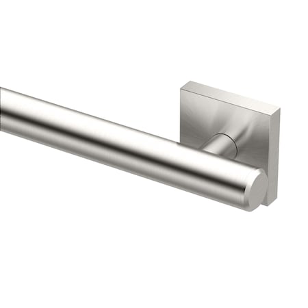 Gatco Elevate 54" Stainless Steel ADA Compliant Grab Bar, Satin Nickel 958A