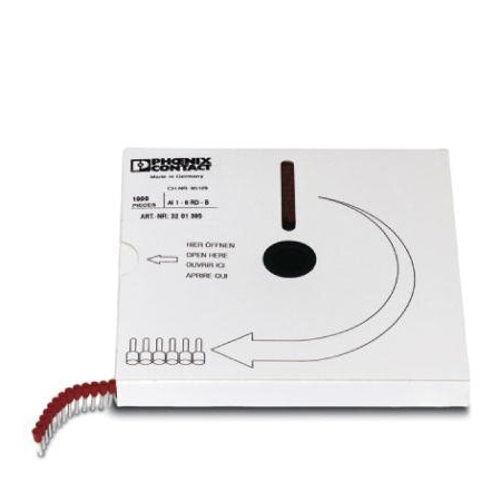 Phoenix Contact AI 1 5 - 8 RD-B Ferrule sleeve length: 3201592