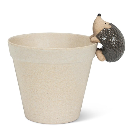 Cama 3.5 in. Climbing Hedgehog Pot Hanger, Grey CA3601928