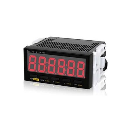Shimpo Panel Mount Tachometer; 120 VAC INPUT DT-501XA