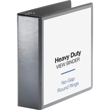 Business Source Ring Binder, Blk, Polypropylene/Chipboard BSN19750