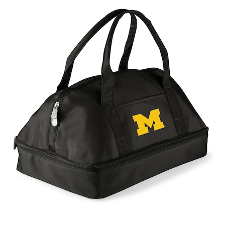 Picnic Time Family Of Brands NCAA Michigan Wolverines Potluck Casserole Carrier - Insulated Thermal Food Carrier 650-00-175-344-0