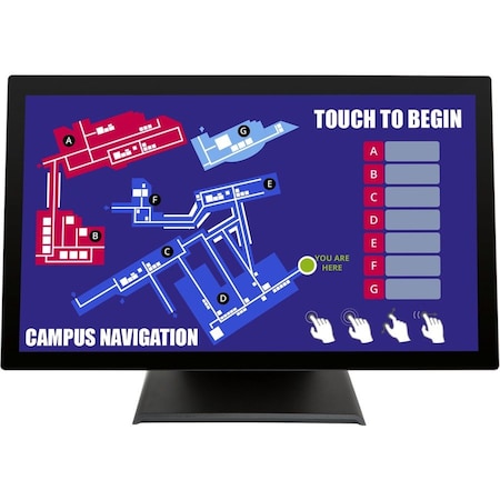 Planar PT2245PW 22in POS monitor, black, HID compliant projected capacitive multi-touch FHD LED LCD, 997-7416-01