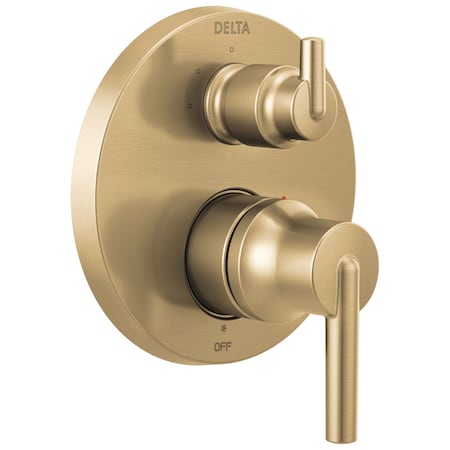 Delta Trinsic Contemporary Monitor 14 Series Valve Trim with 3-Setting Integrated Diverter T24859-CZ