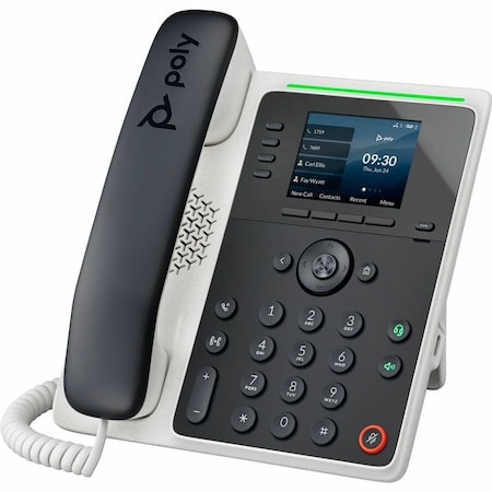 Hp Poly Edge E220 IP Phone and PoE-enabled with Power Supply US 89B50AA#ABA