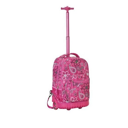 Fox Luggage ROCKLAND 19 Inch ROLLING BACKPACK R02-Bandana
