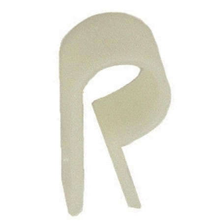 Jandorf Cable Clamp, 5/16 in Max Bundle Dia, 3/8 in W, Nylon, Natural 61469
