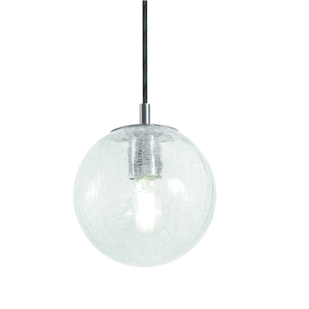 Afx Palla 7in. Medium Base Pendant, 120V, Satin Nickel PLAP07MBSN