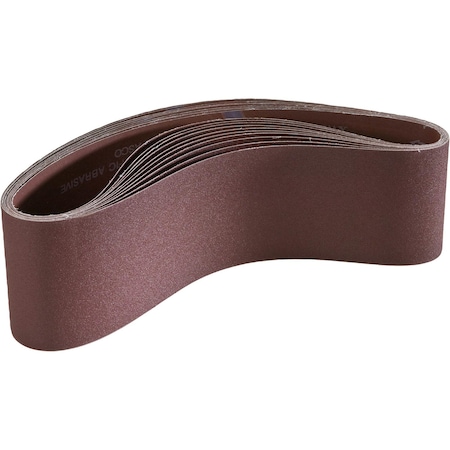 Grizzly 6" x 48" A/O Sanding Belt 100 Grit, 10PK H3517