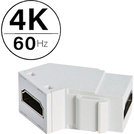 Legrand On-Q 4K HDMI Keystone Insert Wht WP124KWHV1