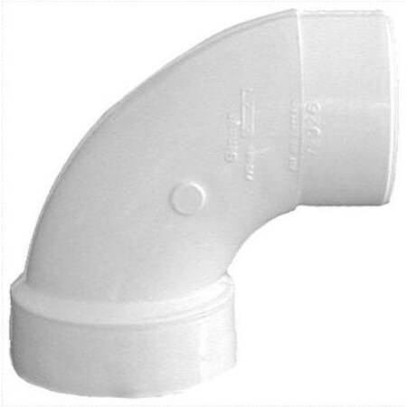 Charlotte Pipe And Foundry PVC 003021000HA 2IN 90 SANITARY STR ELBOW PVC PVC 00302  1000HA