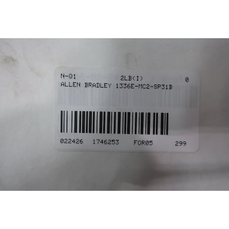 Allen Bradley PCB MAIN CONTROL 1336E-MC2-SP31B