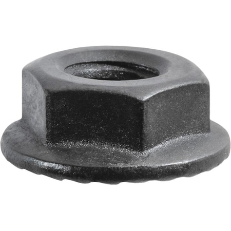 Auveco Spin Lock Nut withSerrations 1/4-20 Thread 19/32in O.D, 100PK 24007