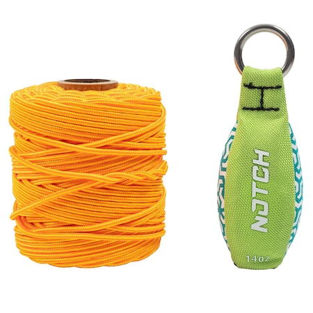Notch Equipment 200' 2.2mm Neon Plus & 14oz Throweight Combo Set Set91