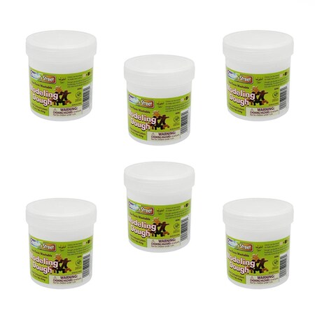Pacon Multicultural Modeling Dough 6 Tubs  Assorted Colors CK-4096