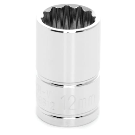 Performance Tool 3/8 In Dr. 12 Pt Socket 12Mm Socket 12Pt 12M, W38812 W38812