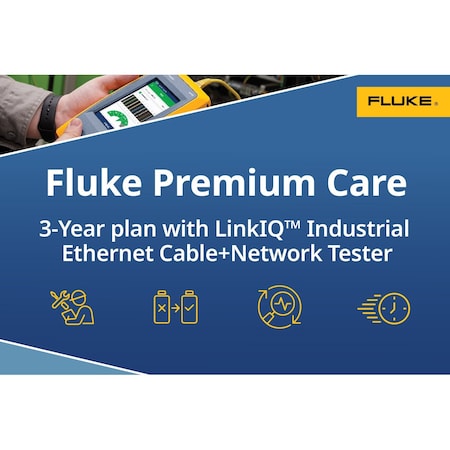 Fluke Networks Cable Network Tester, LCD, Lithium Ion LIQ-100-IE/FPC3