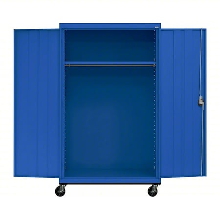 Sandusky Shelf Cabinet, 78 in H, 46 in W, 24 in D, Recessed, Three-Point Locking, 1 Shelves TAWR462472-06