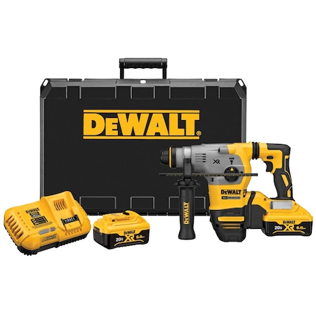 Dewalt 20V MAX XR Rotary Hammer Kit, Cordless, 1-1/8in., SDS DCH293R2