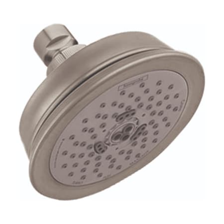 Hansgrohe Croma 100 Classic Showerhead 3-Jet, 2.5 GPM in Brushed Nickel 04070820
