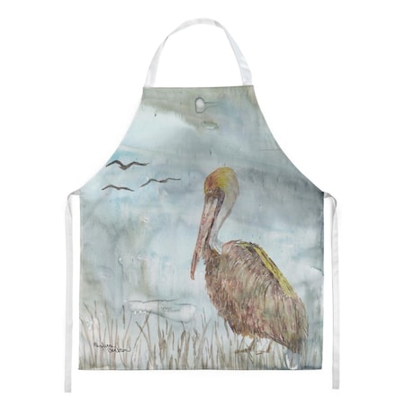 Carolines Treasures Brown Pelican Watercolor Apron SC2009APRON