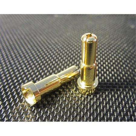 Tq Wire Double Male Bullets Connector, Gold - 20 mm TQW2511