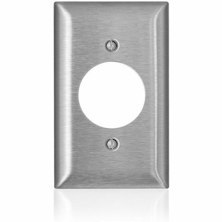 Leviton Wall Plate, Toggle, Stainless Steel SL721
