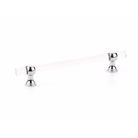Schaub 6in Center to Center Lumiere Transitional Cabinet Pull Polished Nickel Finish 416-PN