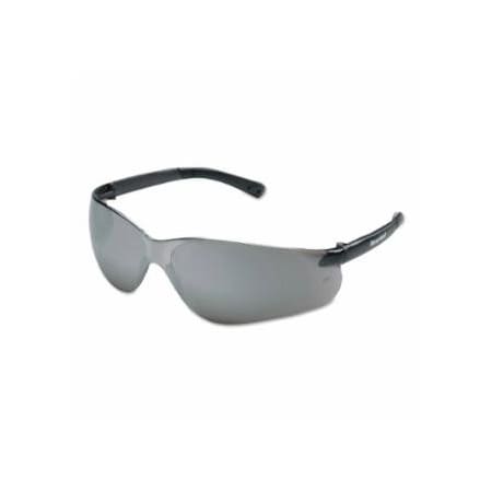 Mcr Safety BearKat BK1 Series Safety Glasses, Silver Mirror Lens, Duramass Scratch-Resistant, Gray Frame 135-BK117