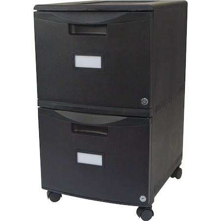 Storex File, Mobile, 2 Dwr, Bk 61312U01C