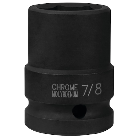 Performance Tool 3/4 in. Dr. 7/8 in. Impact Socket, 6pt, Chrome Moly, Rounded Corners M740-28