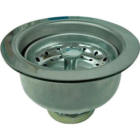 Prosource Basket Strainer Assembly, 4-1/2 in Dia, For: 3-1/2 to 4 in Dia Opening Sink 122043-3L