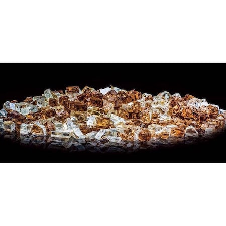Bond Lava Stream Glass Fire Bowl Filler 8.66 in. H X 4.92 in. W X 5.12 in. D 50725